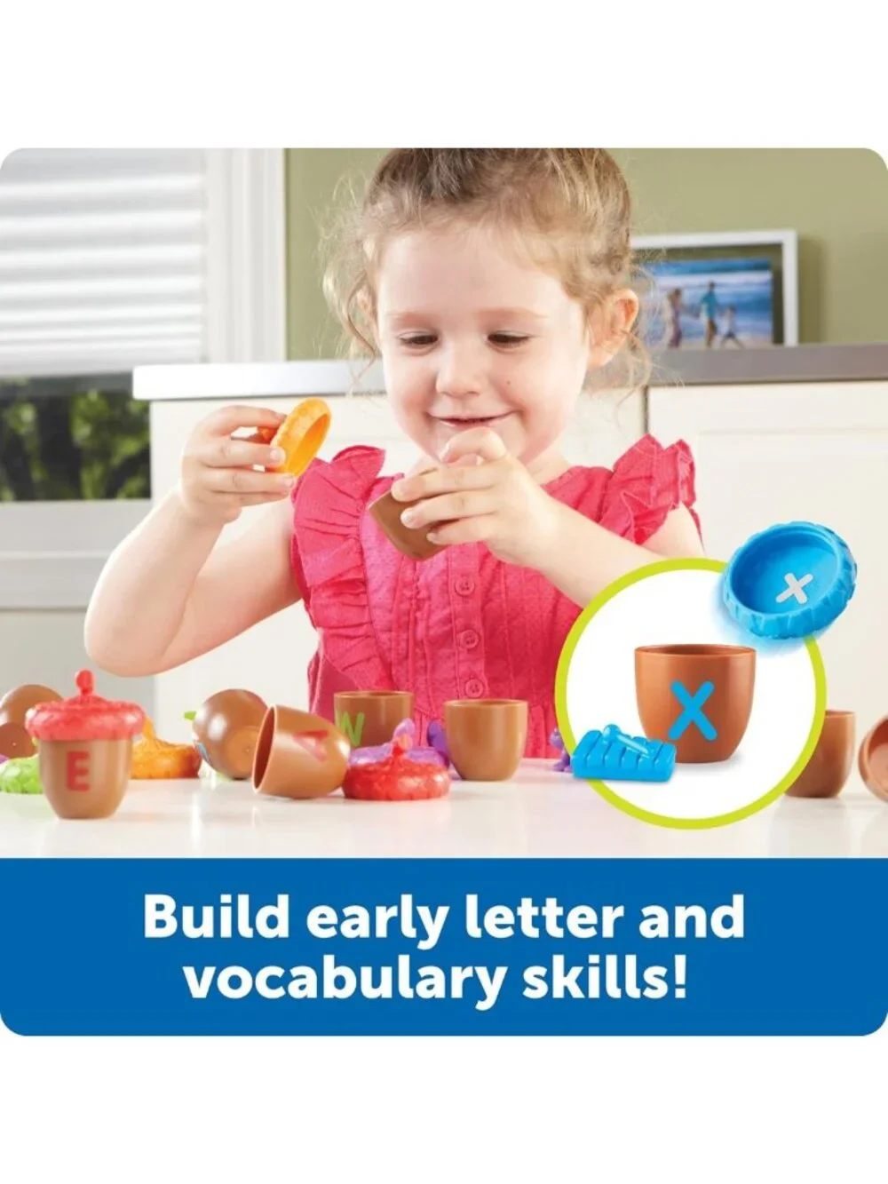 Fun Alphabet Acorns Activity Set for Kids | Educational Learning Toys